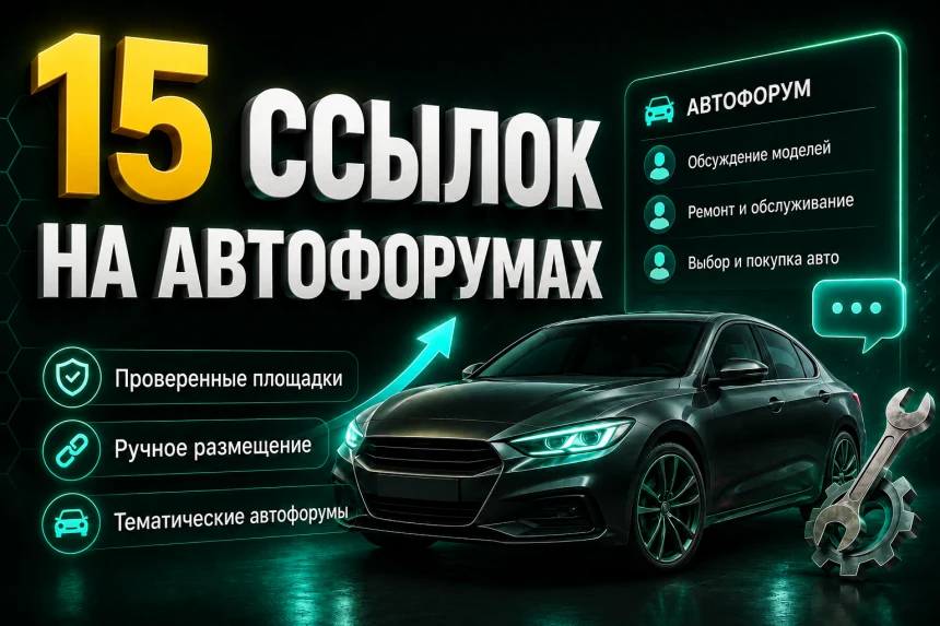 Крауд-ссылки на автомобильных форумах