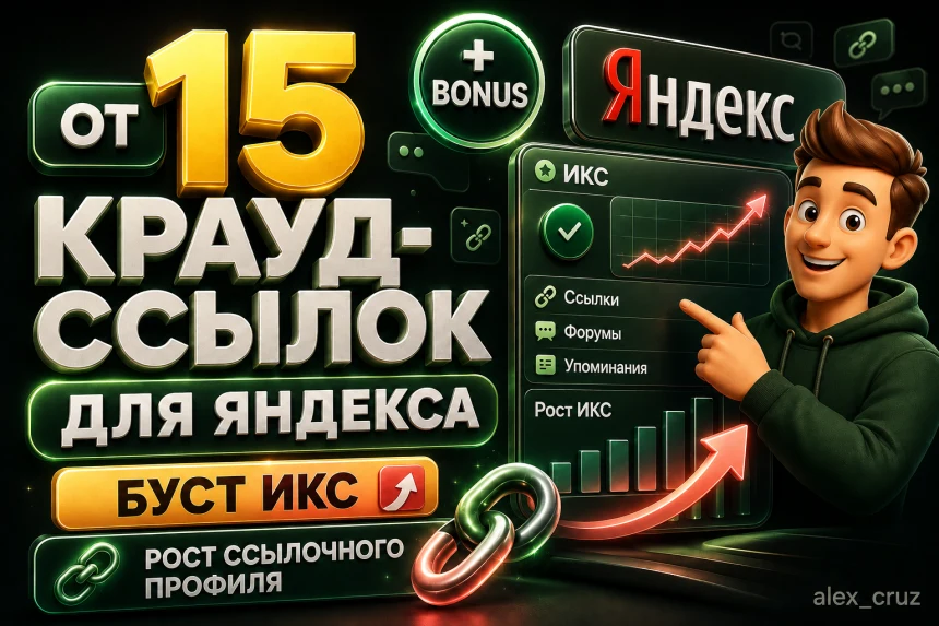 Крауд-ссылки для роста ИКС Яндекса