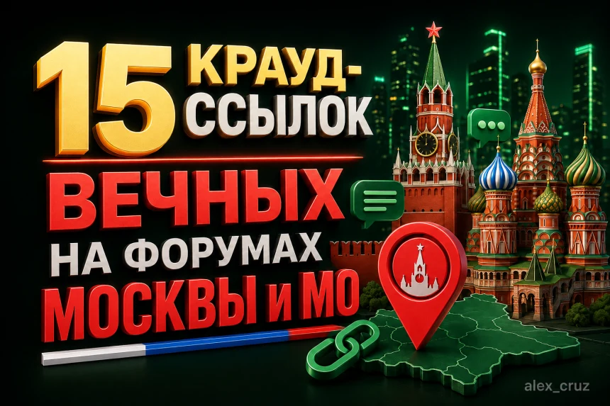 Вечные крауд-ссылки на форумах Москвы и МО