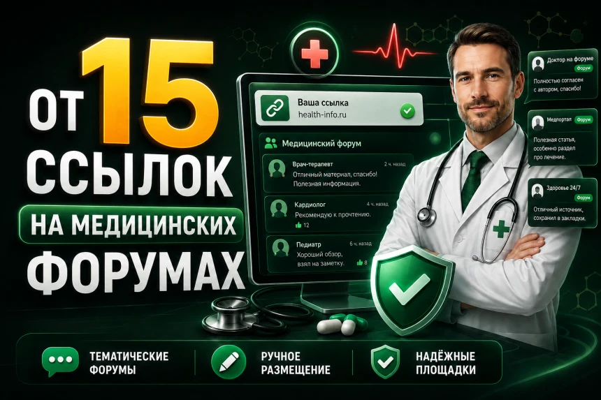 Крауд-ссылки на медицинских форумах