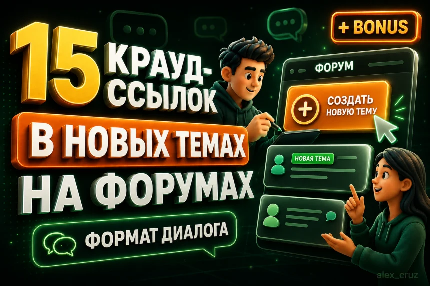 Крауд-ссылки в новых темах форумов