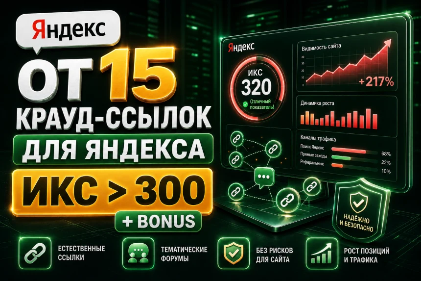 Крауд-ссылки для Яндекса — форумы с ИКС от 300
