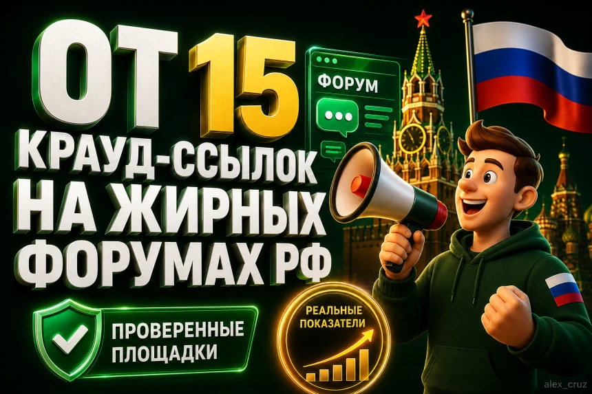 Крауд-ссылки на трастовых форумах РФ